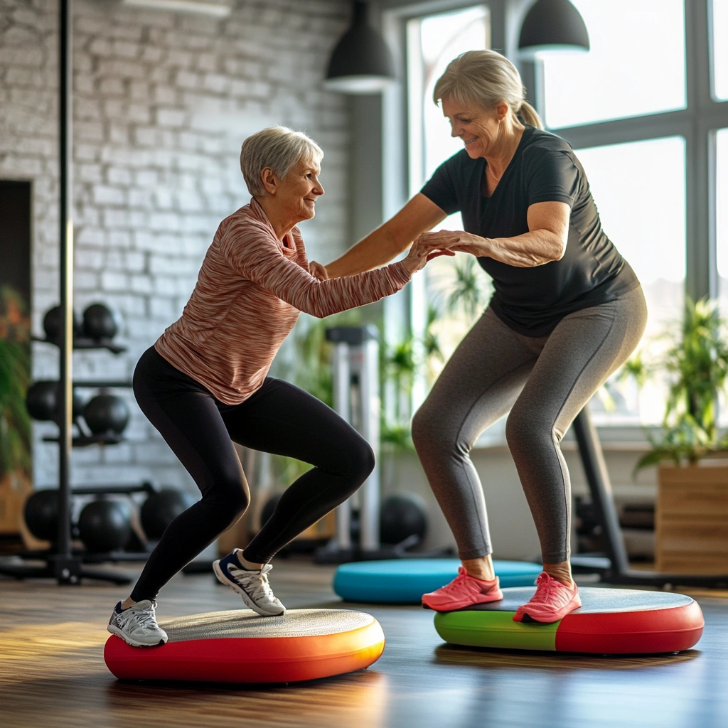 Тренування з балансу для пенсіонерів